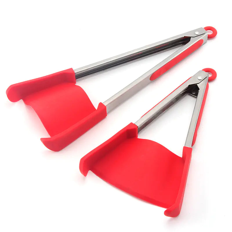 9-Inch and 12-Inch Silicone Food Tongs Kitchen Tool
