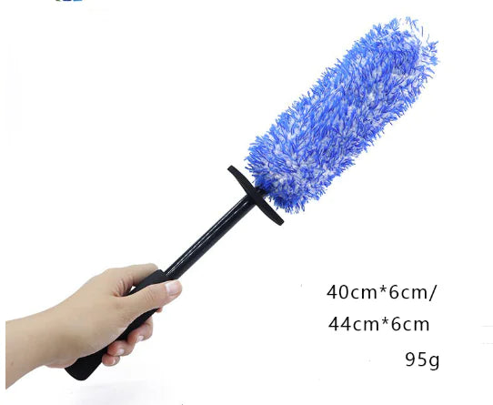 Premium Plush Car Wash Brush with Non-Slip Handle