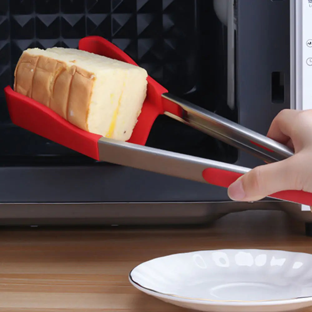 9-Inch and 12-Inch Silicone Food Tongs Kitchen Tool